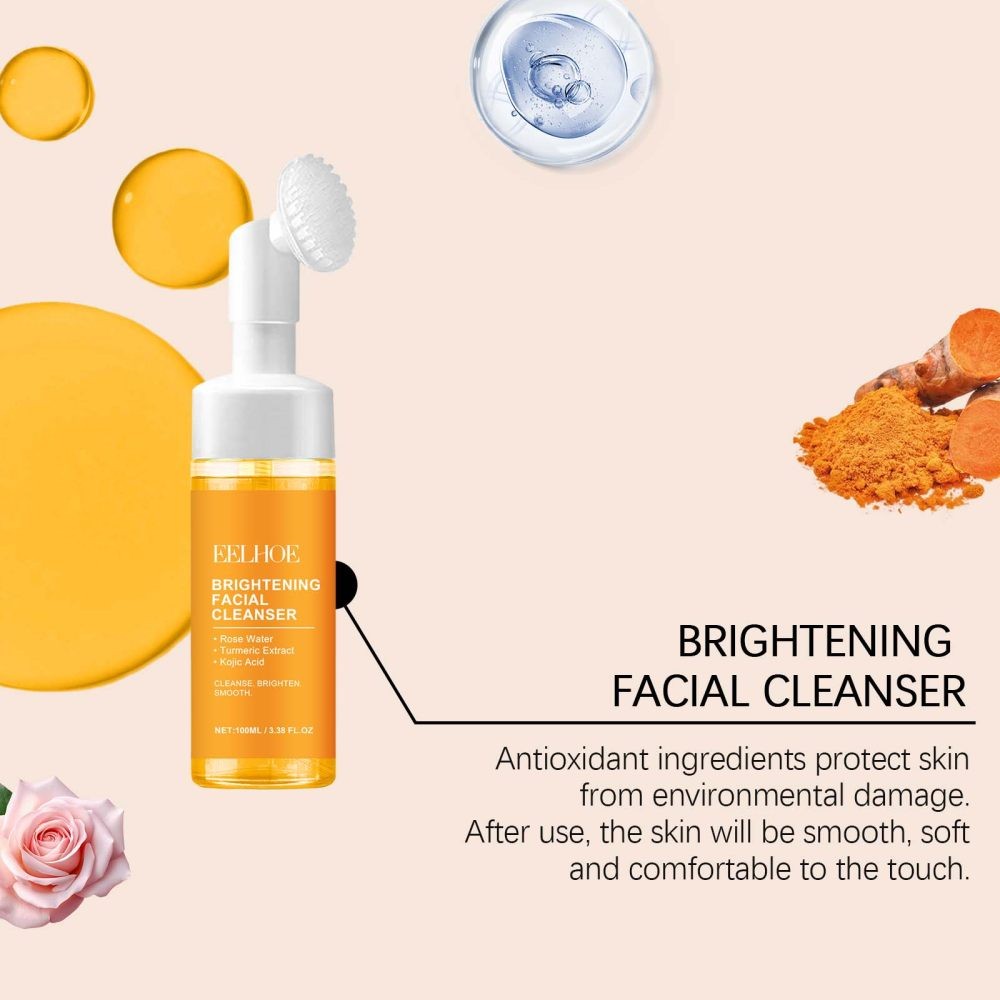 Turmeric Pore Firming Cleanser Cleansing Facial Grease Skin