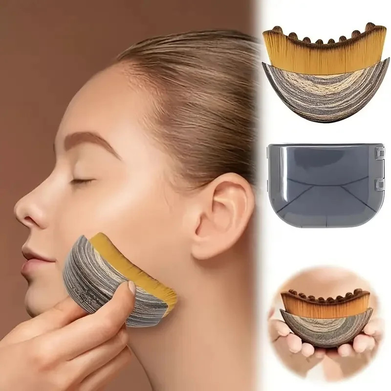Lymphatic Drainage Massage Face Lymphatic Contour Brush Dry Brushing Face Brush