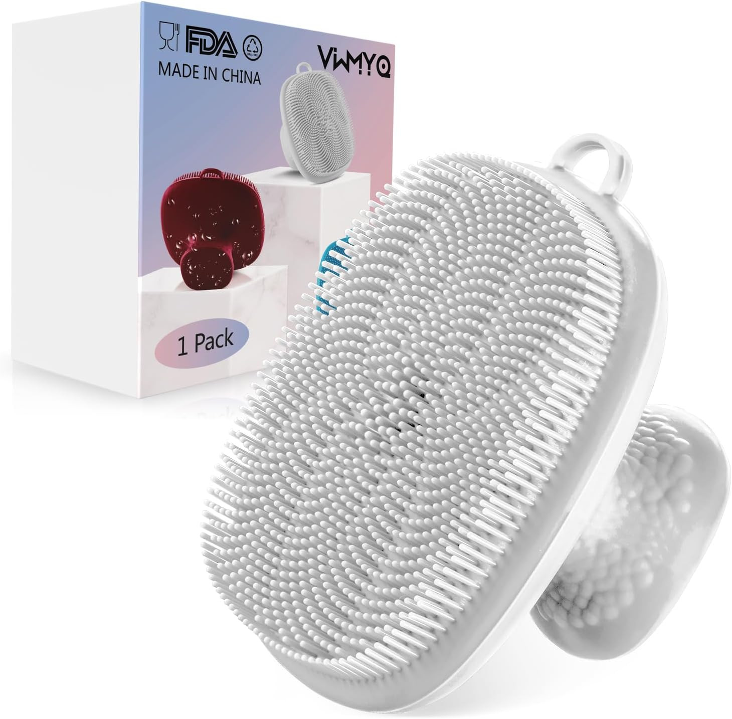Silicone Face Scrubber for Men Facial Cleansing Brush Silicone Face Wash Brush M