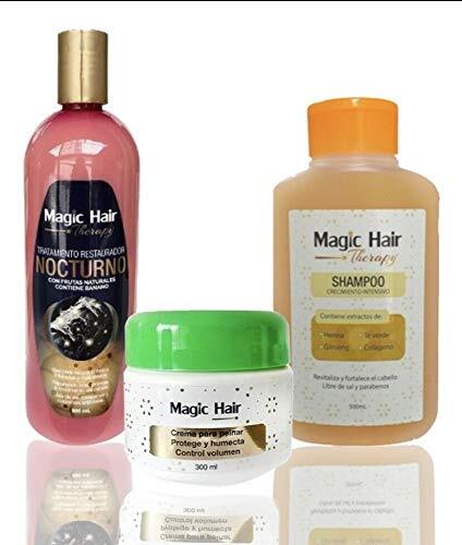 Magic Hair Therapy Tratamiento Restaurador Nocturno, Shampoo y Detox Capilar