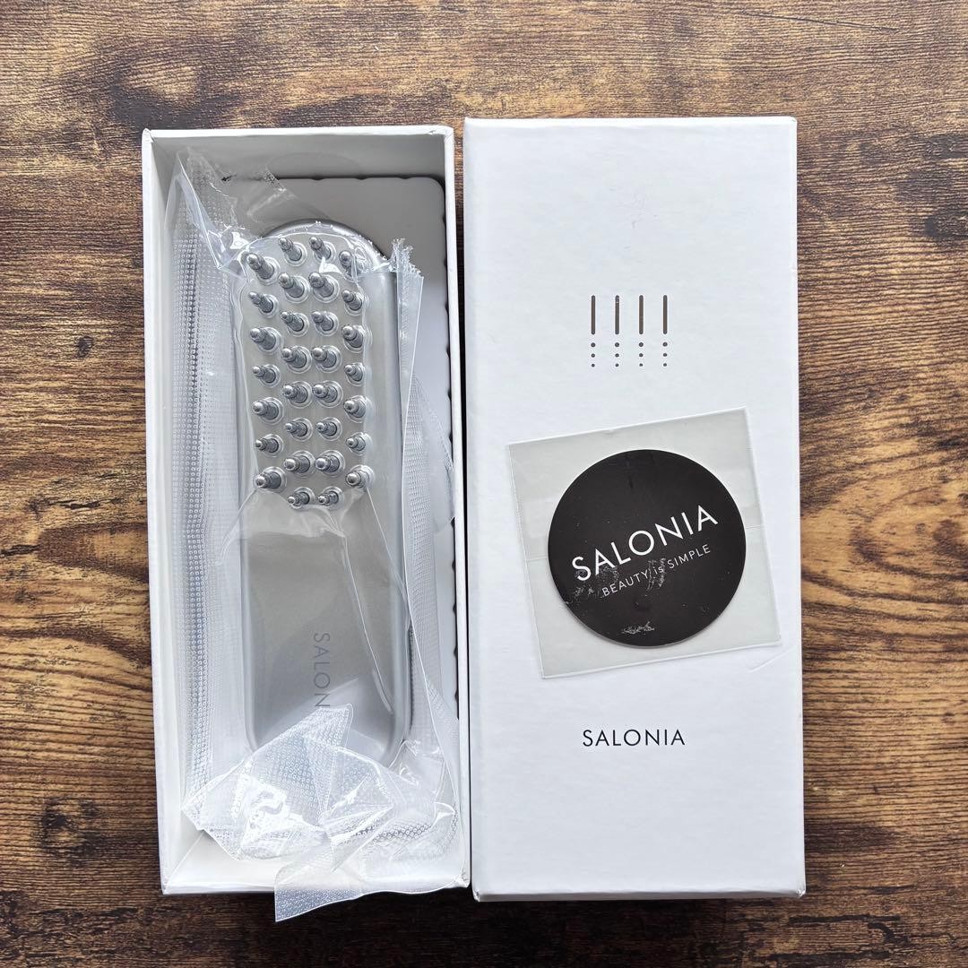 SALONIA EMS Lift Brush SAL22206SL Facial Scalp Body Beauty Care Device Open Box