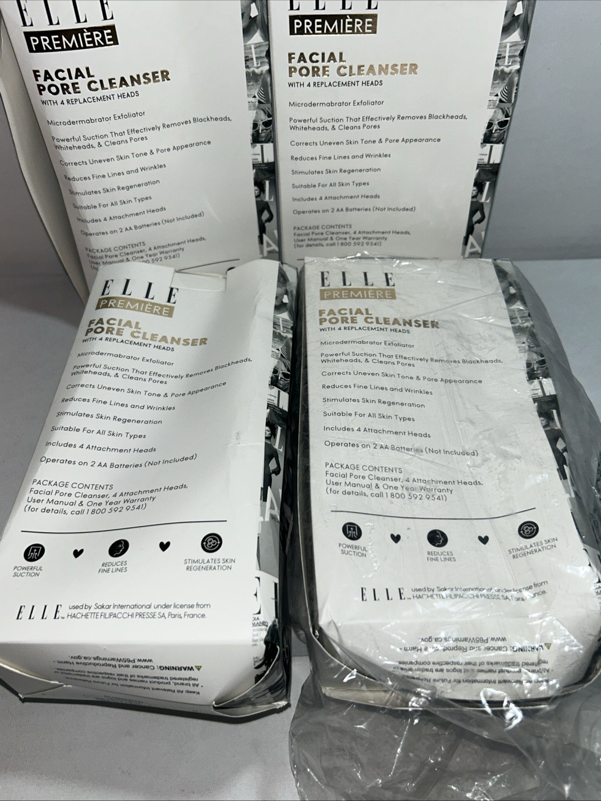 4 New Elle Premiere Facial Pore Cleanser To Remove Blackheads + Whiteheads Sligh