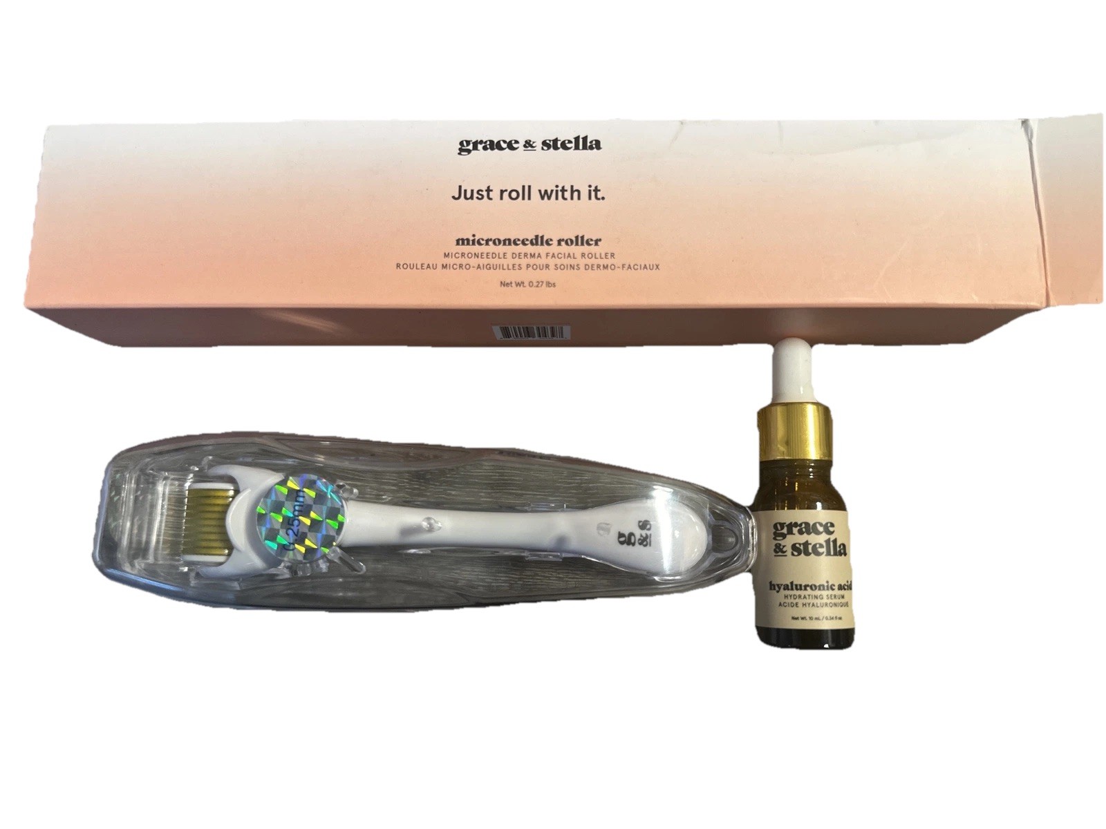 Microneedle Facial Roller Grace And Stella Just Roll With It New In Box