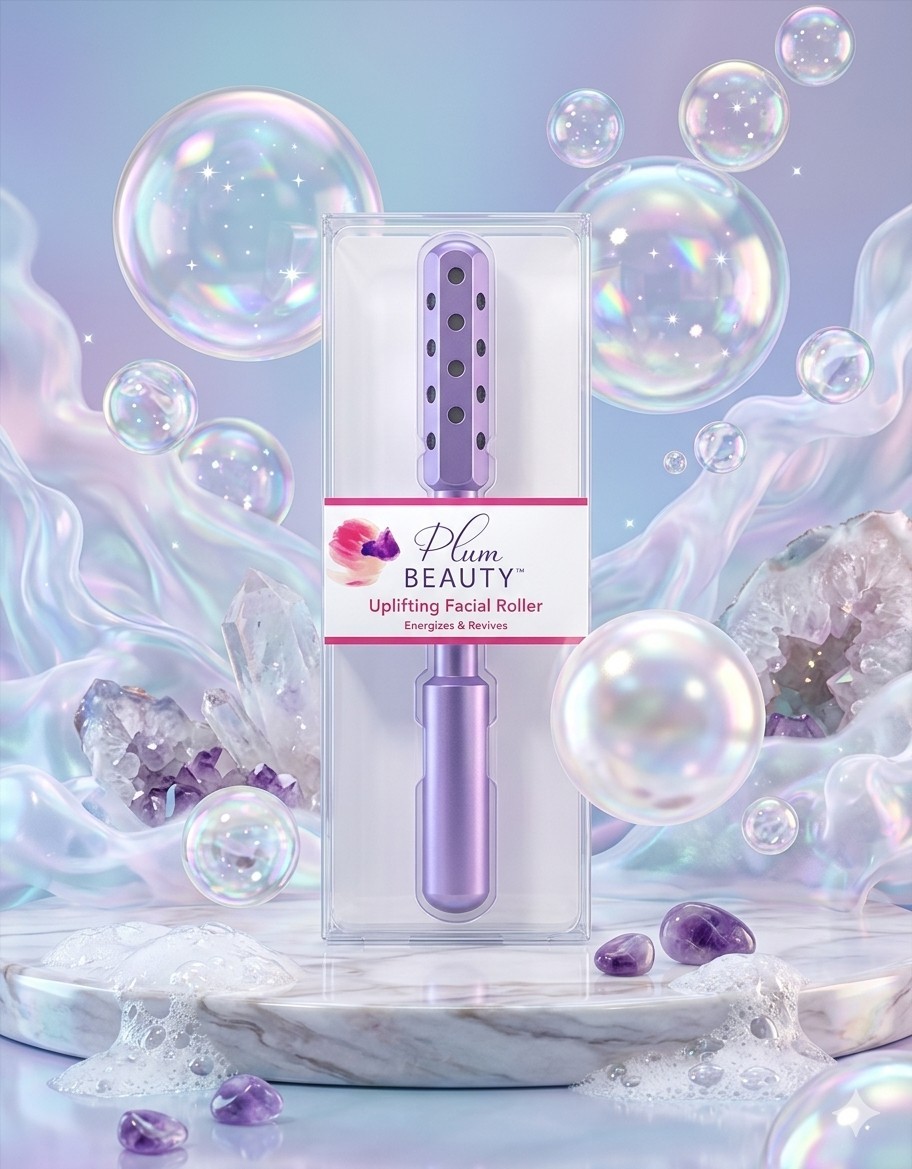 Plum Beauty Uplifting Facial Roller – Skin Tightening & Massage Tool
