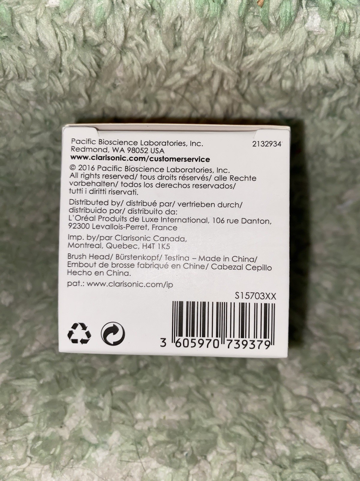 Clarisonic All Skin Types Radiance Brush Head Replacement (2 In Box)
