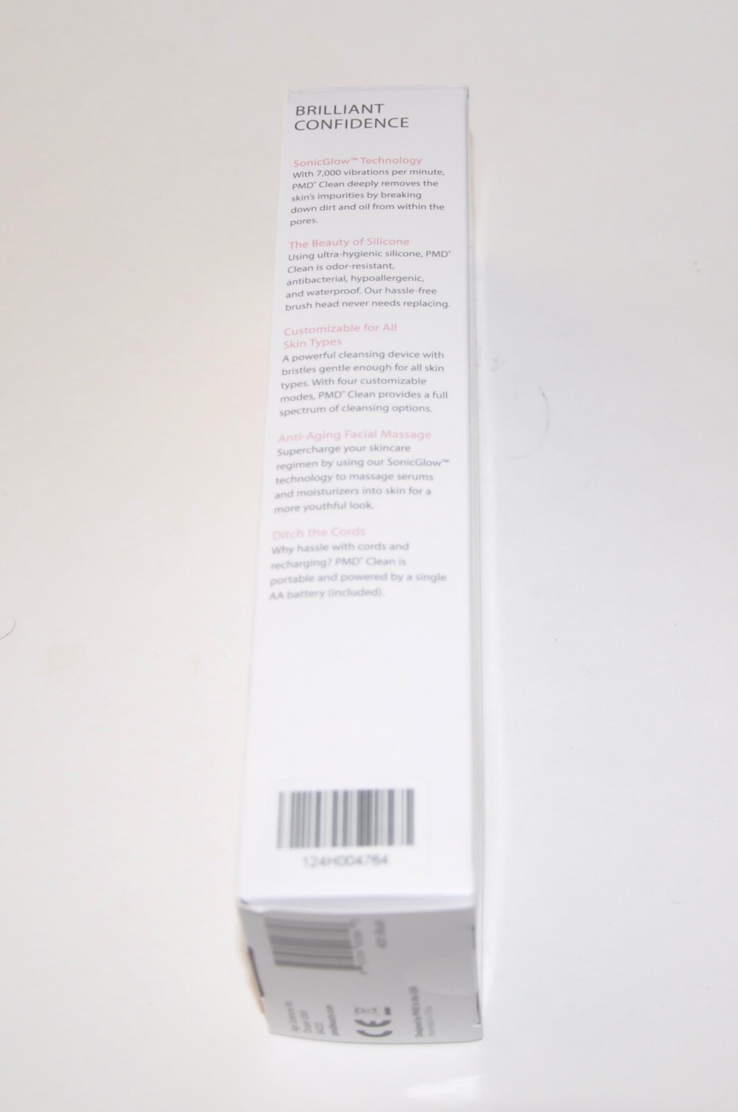 New PMD Clean Smart Facial Cleansing Device Blush with Rose Gold
