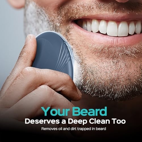 Portable Silicone Facial Cleansing Brush – Waterproof, Rechargeable, 5 Modes, De