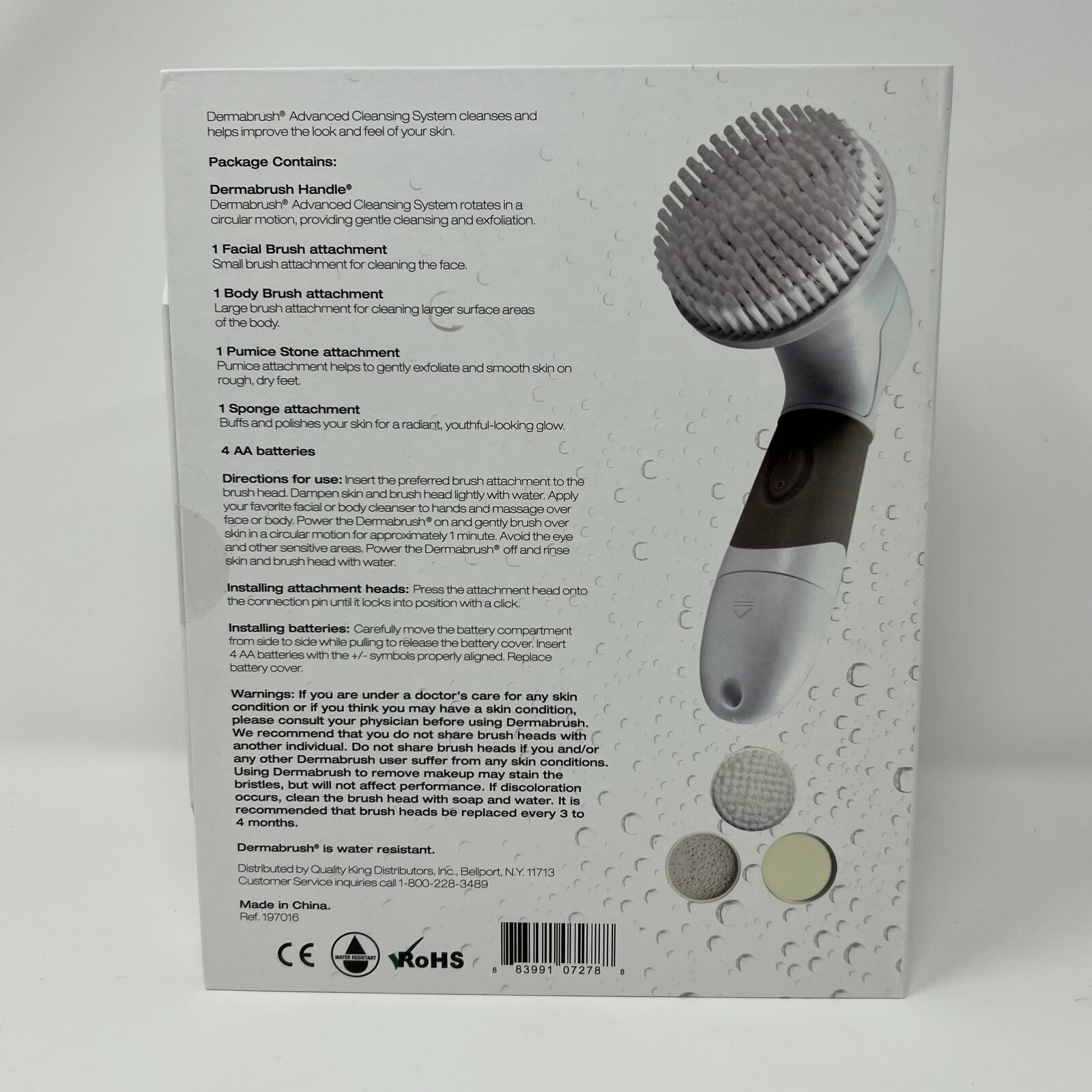Dermabrush Advanced Cleansing System NEW