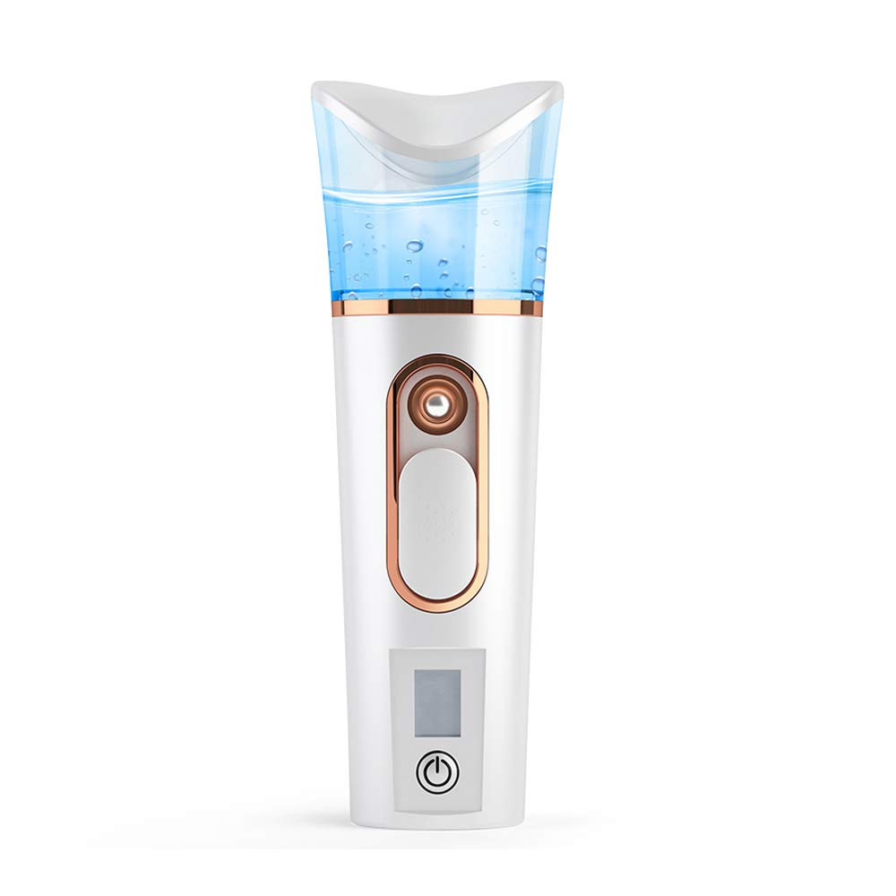 Handy Nano Mist Sprayer with Skin Analyzer Moisture Tester, Portable Facial Atom