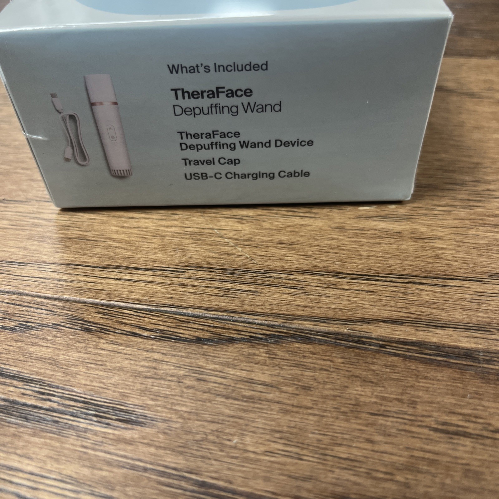 Therabody TheraFace Depuffing Wand White Cold & Heat Therapy Facial Device