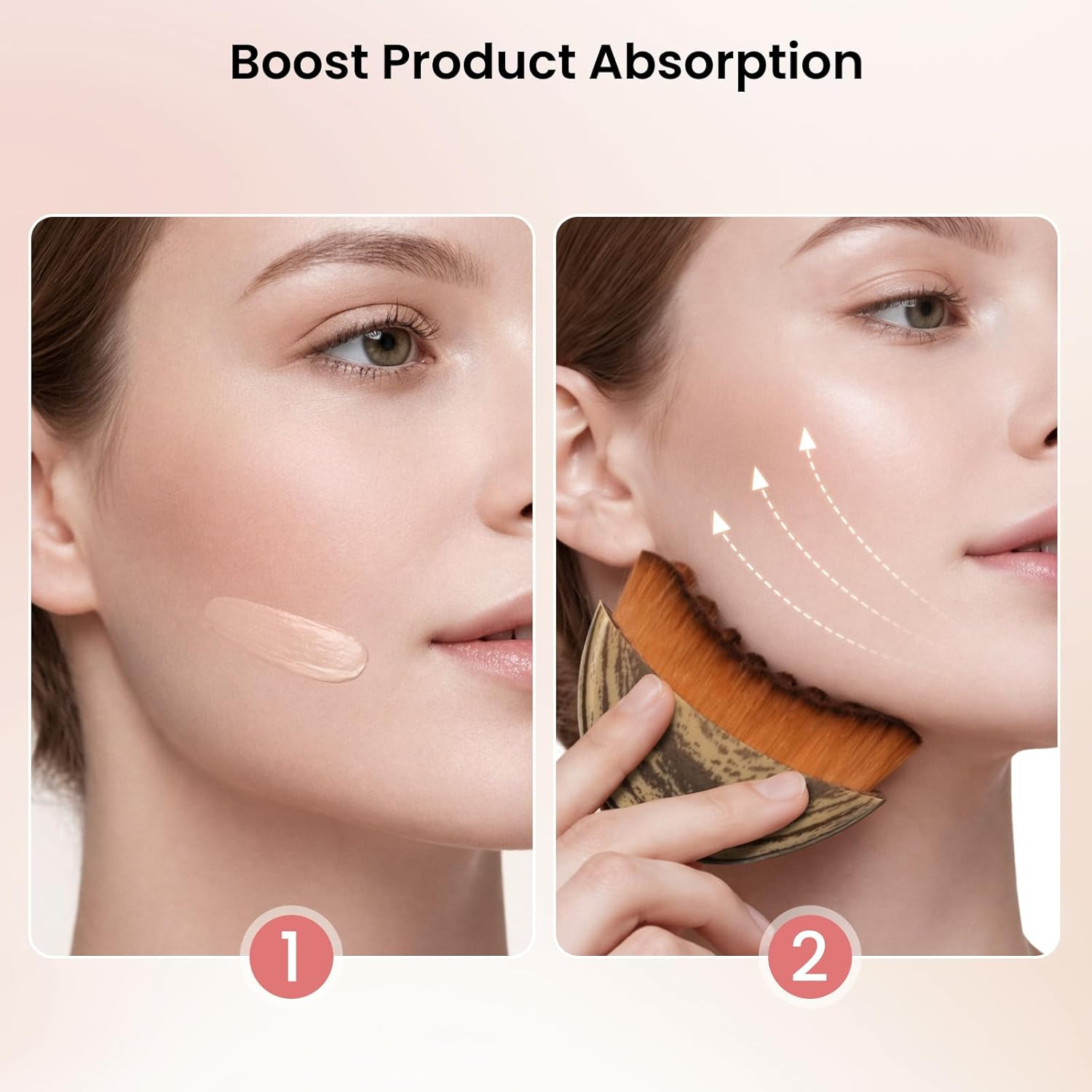 Lymphatic Facial Contour Brush – Lift, Sculpt & Depuff for Glowing Skin – Boo…