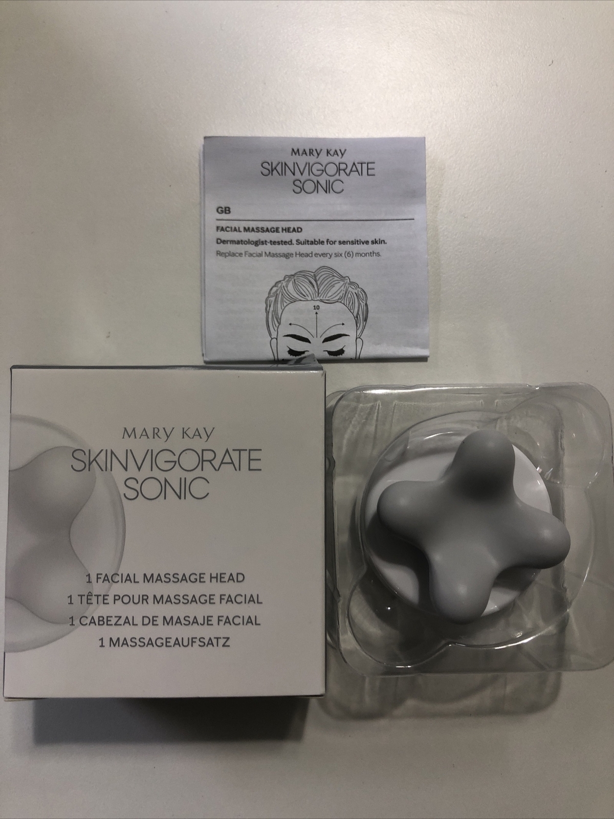 Mary Kay Skinvigorate Sonic 1 Facial Massage Head 135590 New In Box