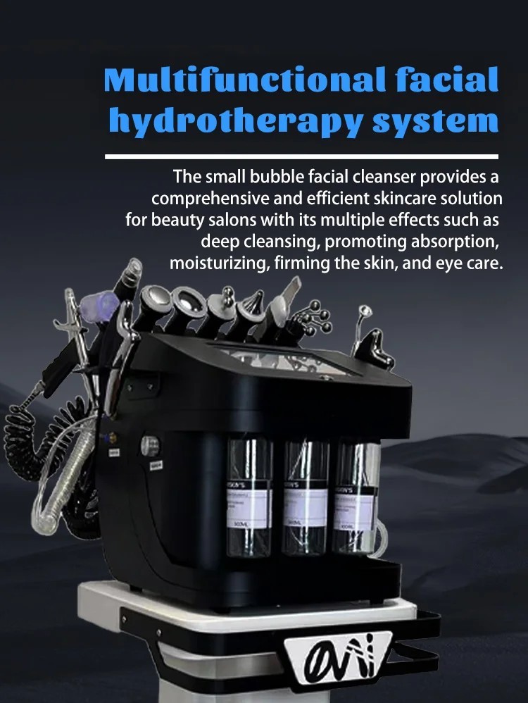 11-in-1 Hydra Oxygen Jet Facial Machine – Deep Cleansing & Skin Tightening
