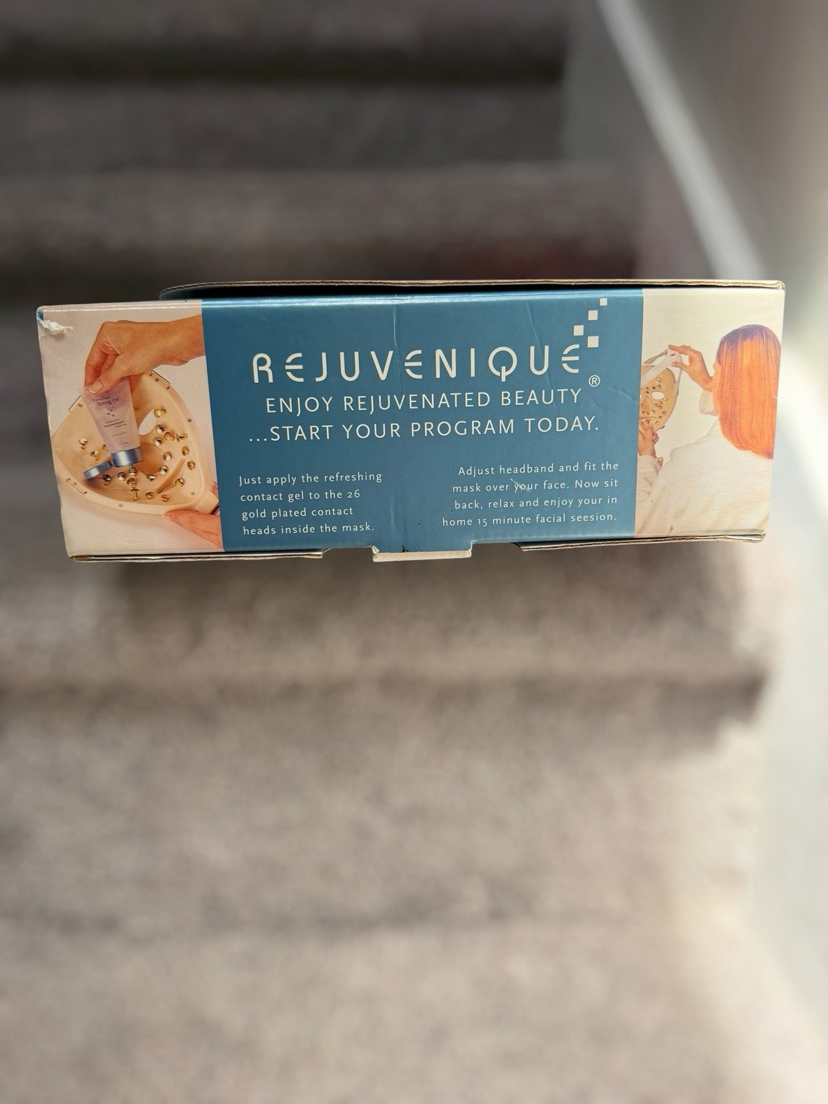NEW Vintage 1999 Rejuvenique Facial Toning System Complete Kit Linda Evans NOS