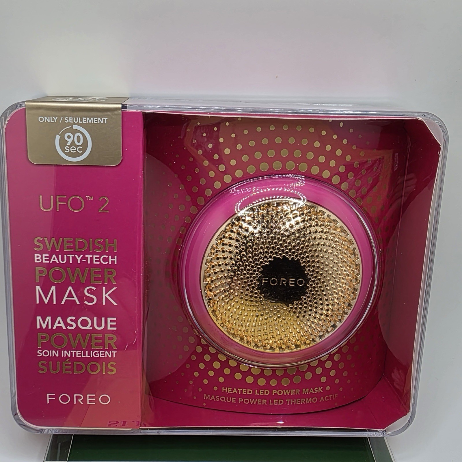 FOREO UFO 2 Swedish LED Thermo Facial Mask Device App Connected New