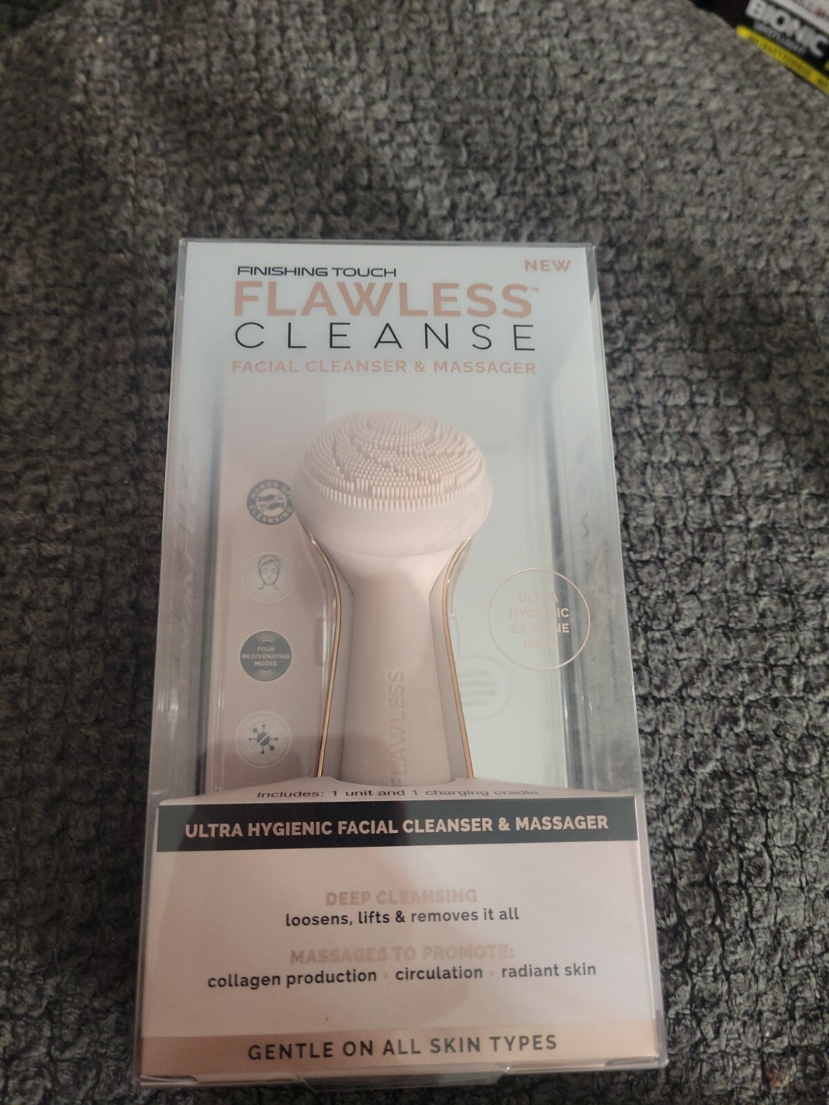 Finishing Touch FLAWLESS Cleanser Face Cleansing Massager &/+Underarm Shaverbuzz
