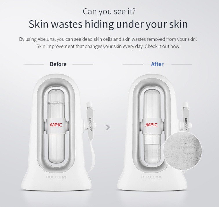 ABELUNA / Aqua Peeling Machine Home Care Skin Beauty / skin care / home care