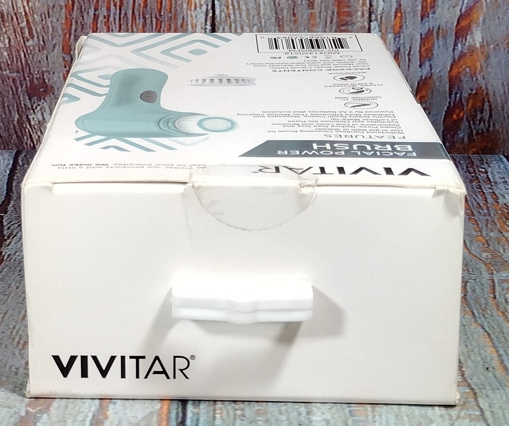 Vivitar Simply Beautiful Facial Power Brush – Metallic Series -GREEN- BRAND NEW
