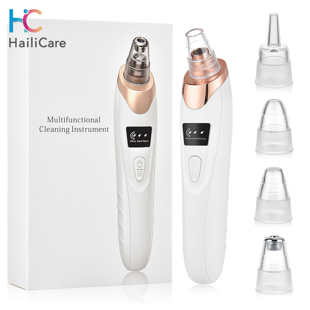 Pore Vacuum Blackhead Remover Facial Suction Blackheads Black Spots Removal Deep