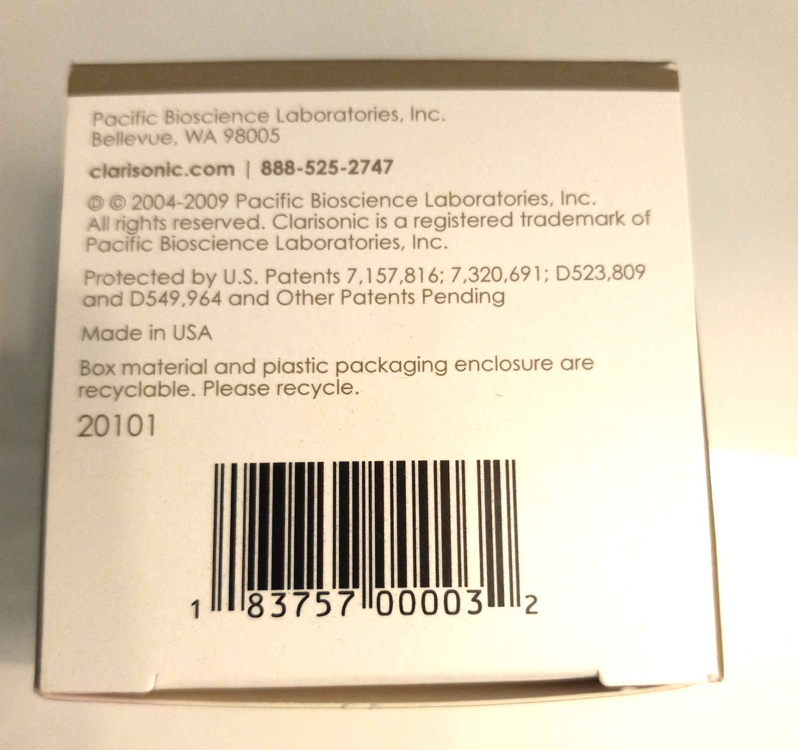 Clarisonic Cleansing Replacement Facial Brush for Normal Skin NIB
