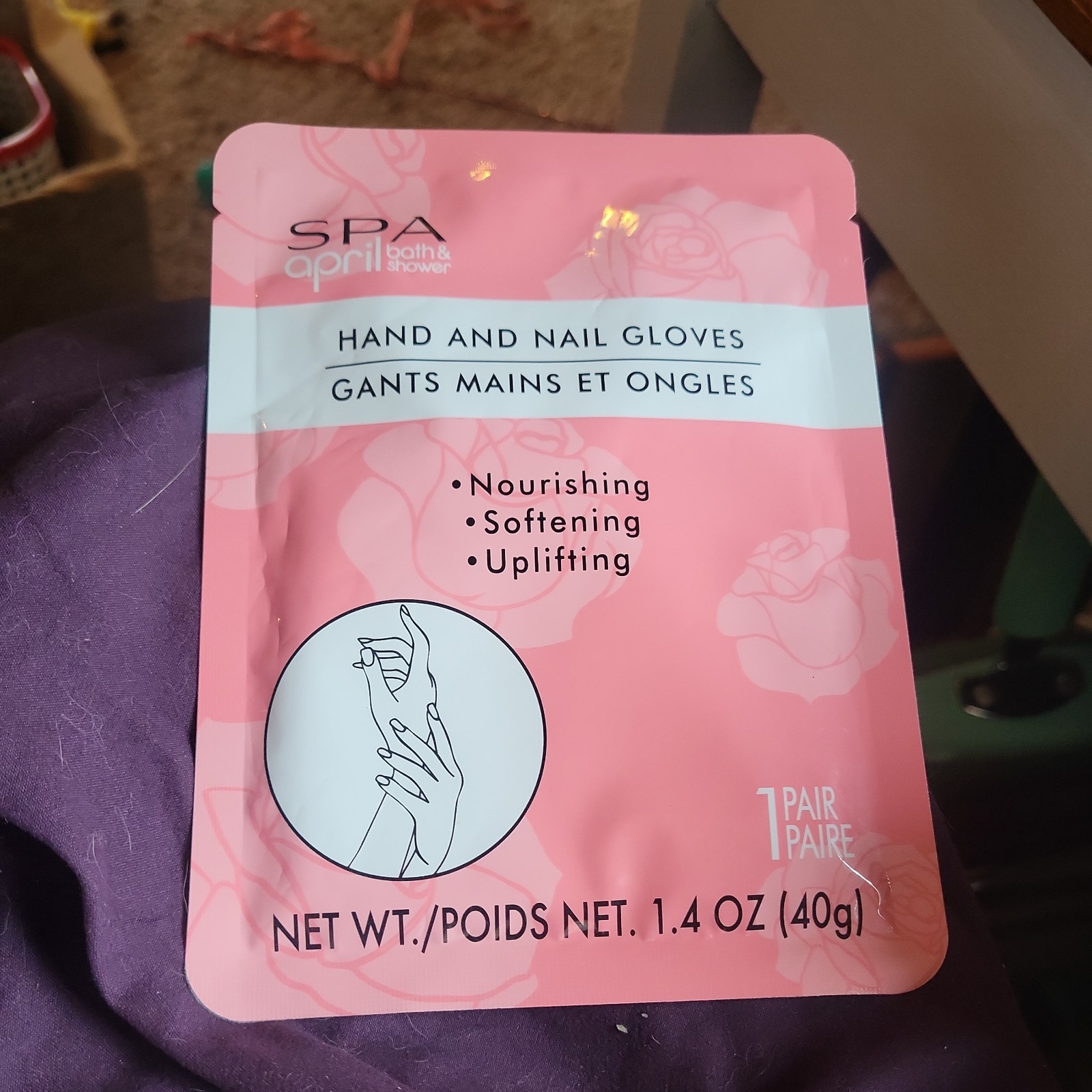 Spa April Bath & Shower Hand and Nail Gloves 1.4 oz (3 available)