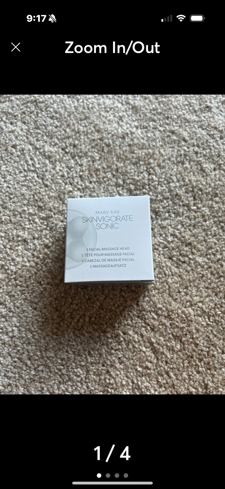 Mary Kay Skinvigorate Sonic Facial Massage Head only. New in box