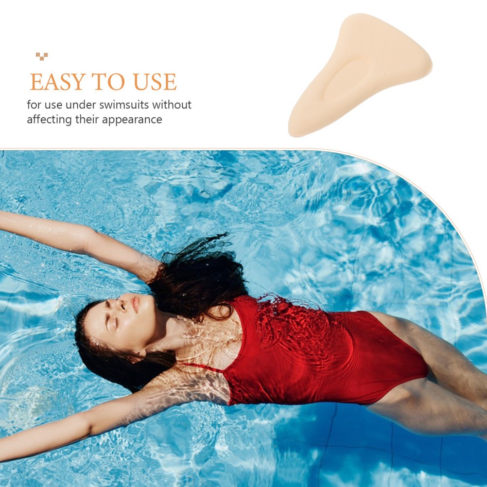 8Pcs Soft Sponge Waterproof Private Parts Pads Reusable Concealer for Women Swim