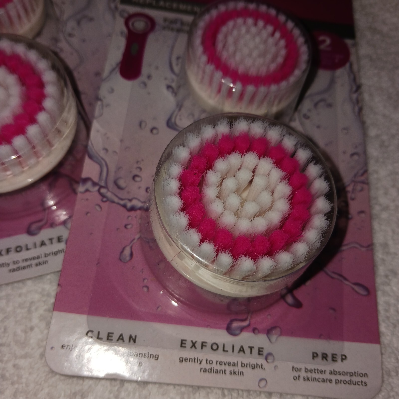 Cordless Facial Cleaner Replacement Brushes. Lot Of 8. Westinghouse New