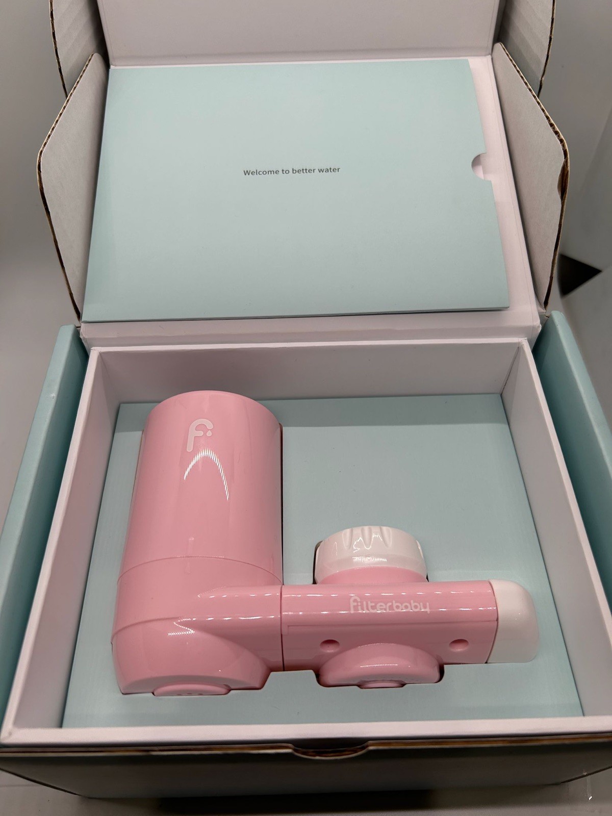 Filterbaby PROdermis Water Filter Pink Complete Set Skin Care Faucet Adapter Kit
