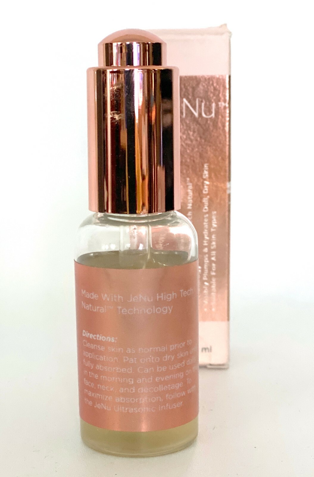 JeNu Ultrasonic Infuser+Microsphere Infusion+Conductiong Gel+Hyaluronic Serum