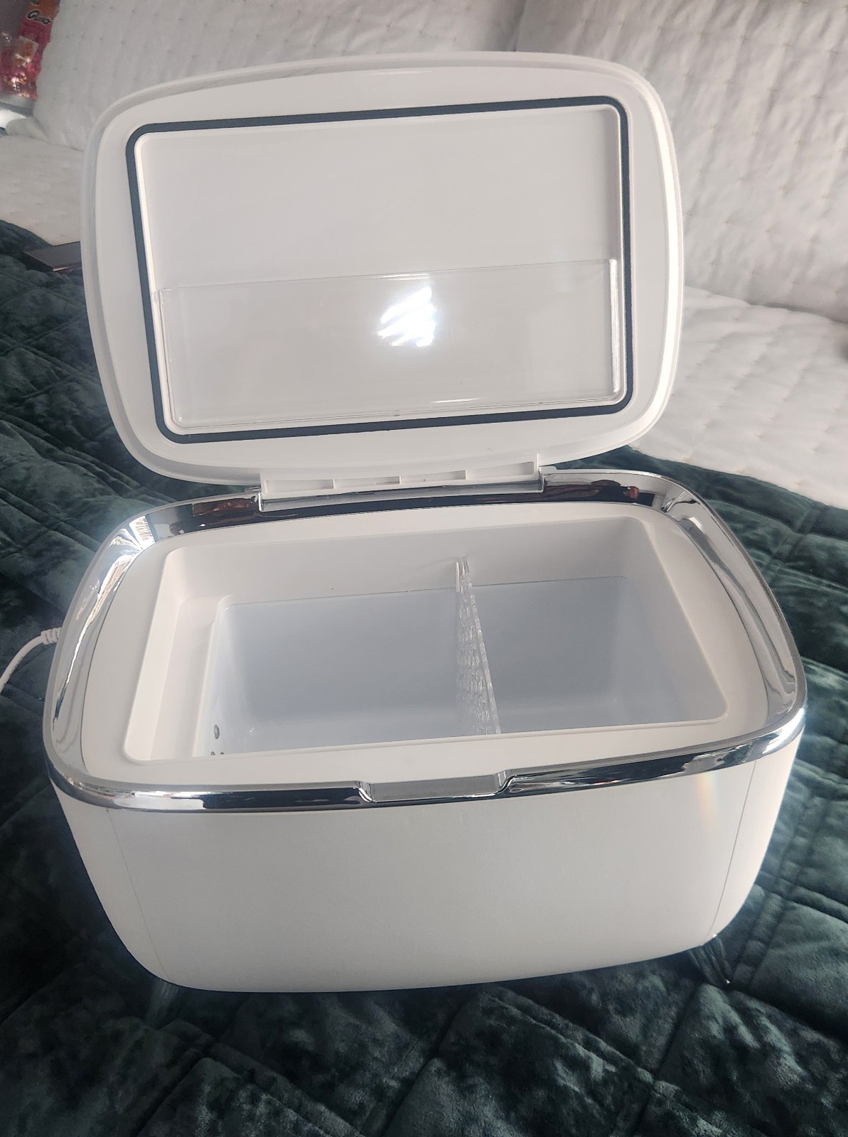 Skincare Beauty Bundle – Mini Vanity Fridge + Facial Steamer – Works Great
