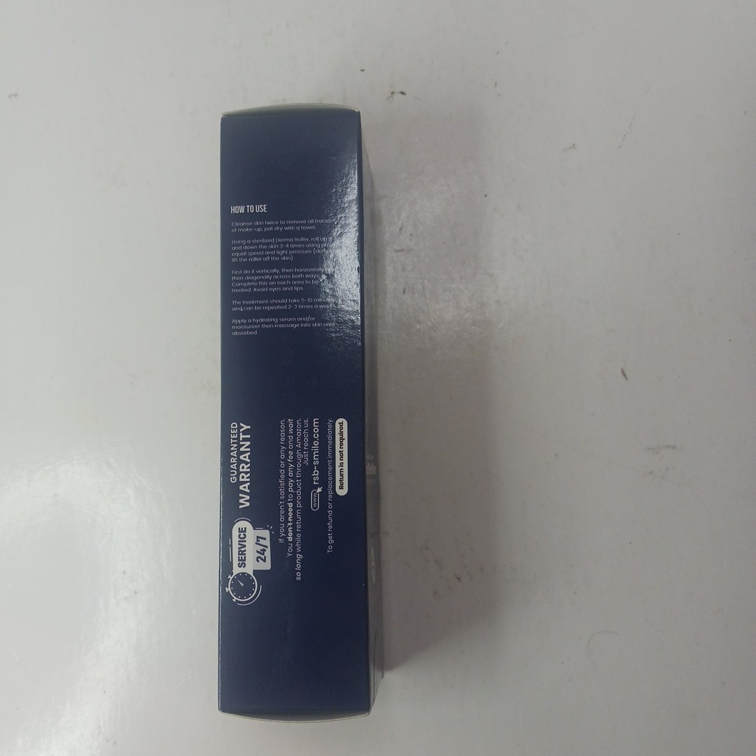 Derma Roller For Hair Beard And Facial Skin 540 NEEDLES BLUE BLACK HANDLE NIB