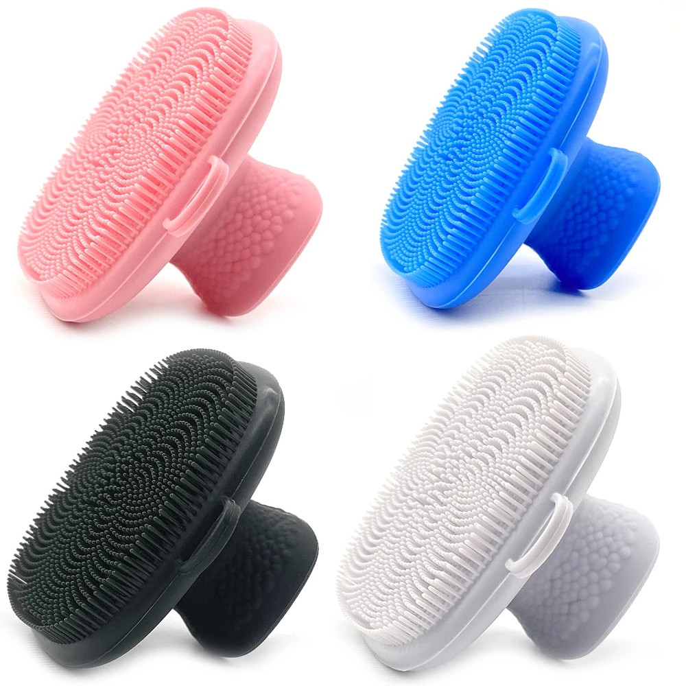 Silicone Face Cleansing Brush Washing Pad Exfoliating Blackhead Remover Facial D