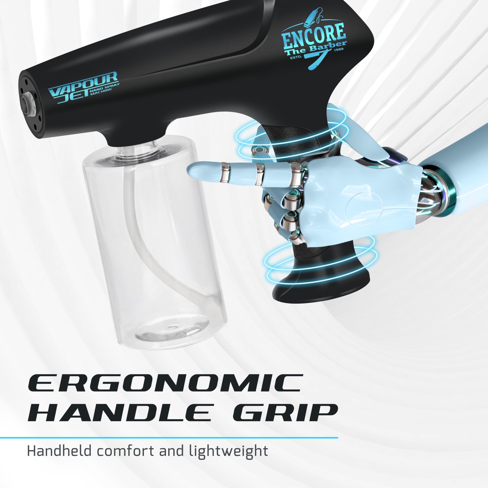 Barber Spray Bottle Vapour Jet Nano Machine Water, After-shave, Disinfect Mis…