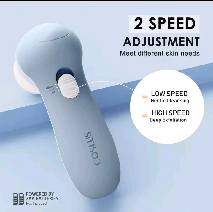 New COSLUS 7 IN 1 Electric Face Cleansing Brush
