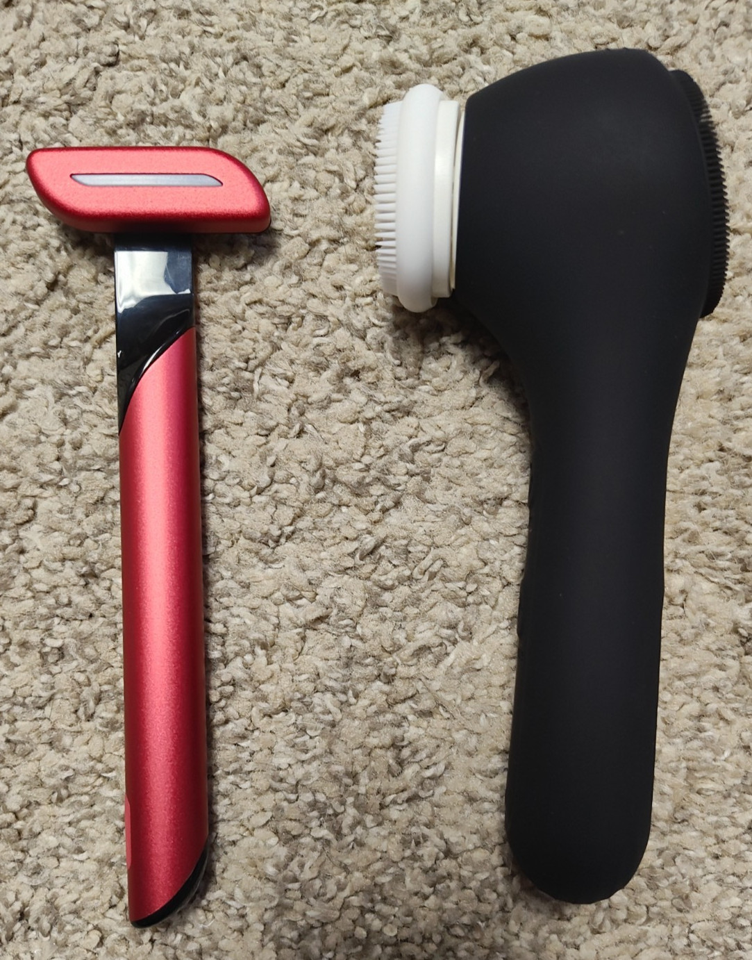 EMS & LED Facial Toning Therapy Pen & Rechargeable Facial Brush – New