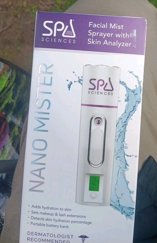 Nano Mister Facial Mist Sprayer With Skin Analyzer By Spa Sciences Free Shipping