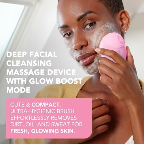 FOREO Luna Mini 3 – Premium Facial Cleansing Brush – Pearl Pink
