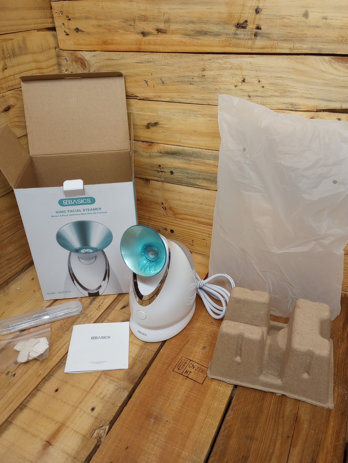 Nano Ionic Face Steamer for Home Facial Spa Moisture Humidifier Open Box