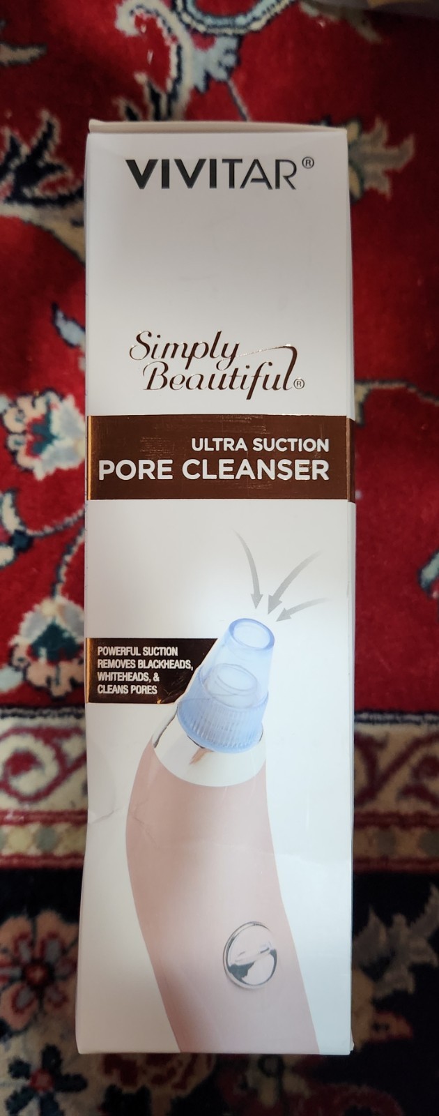 Vivitar Simply Beautiful Ultra Suction Pore Cleanser Metallic Series New