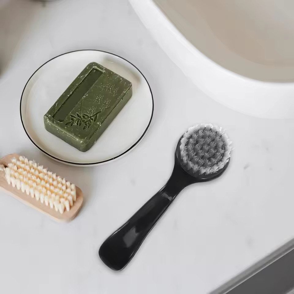 3 Pcs Skin Cleaner Brush Face Cleansing Brushes Tool Scrubber for Women