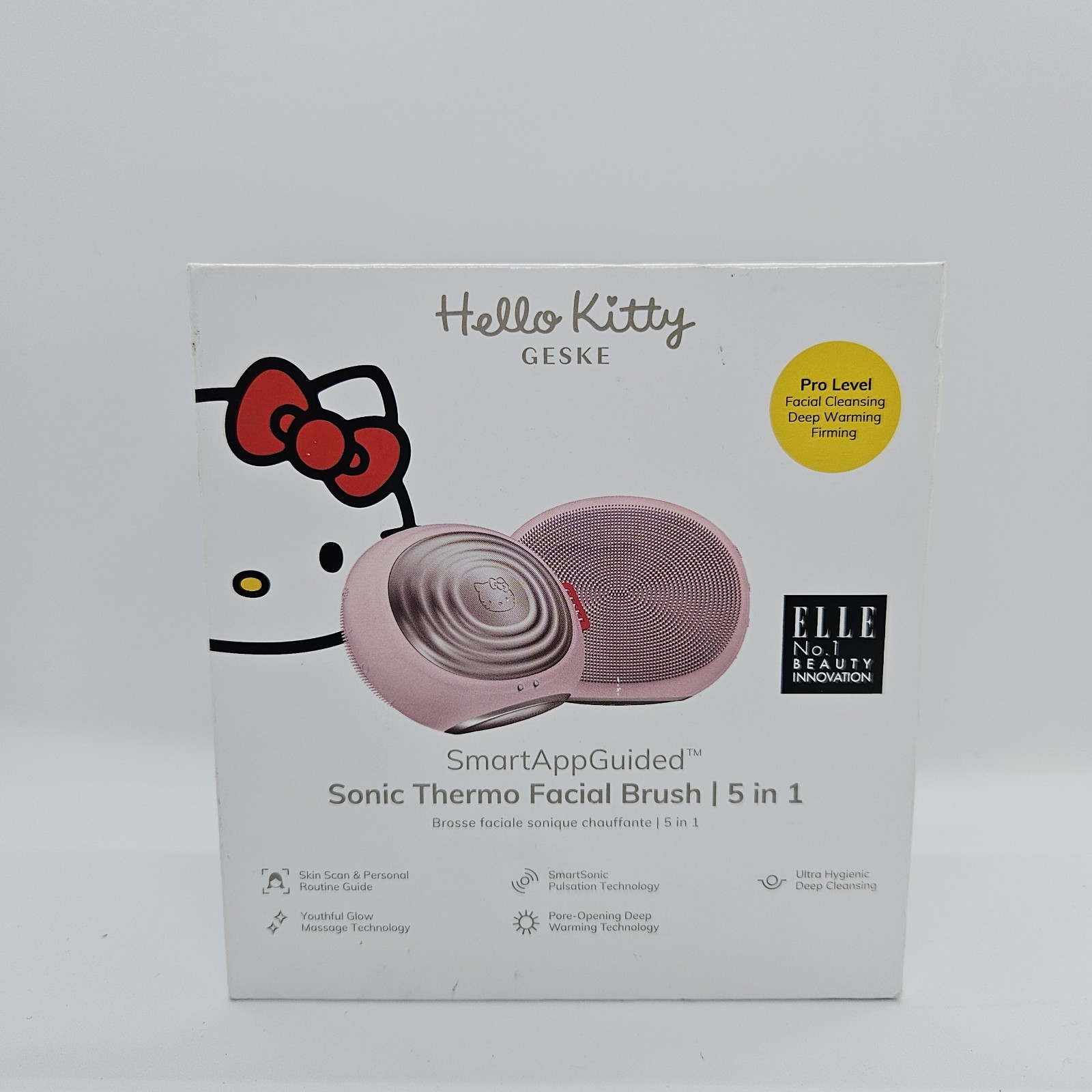Hello Kitty x GESKE Skincare Bundle – Thermo Facial Brush & Hydration Refresher