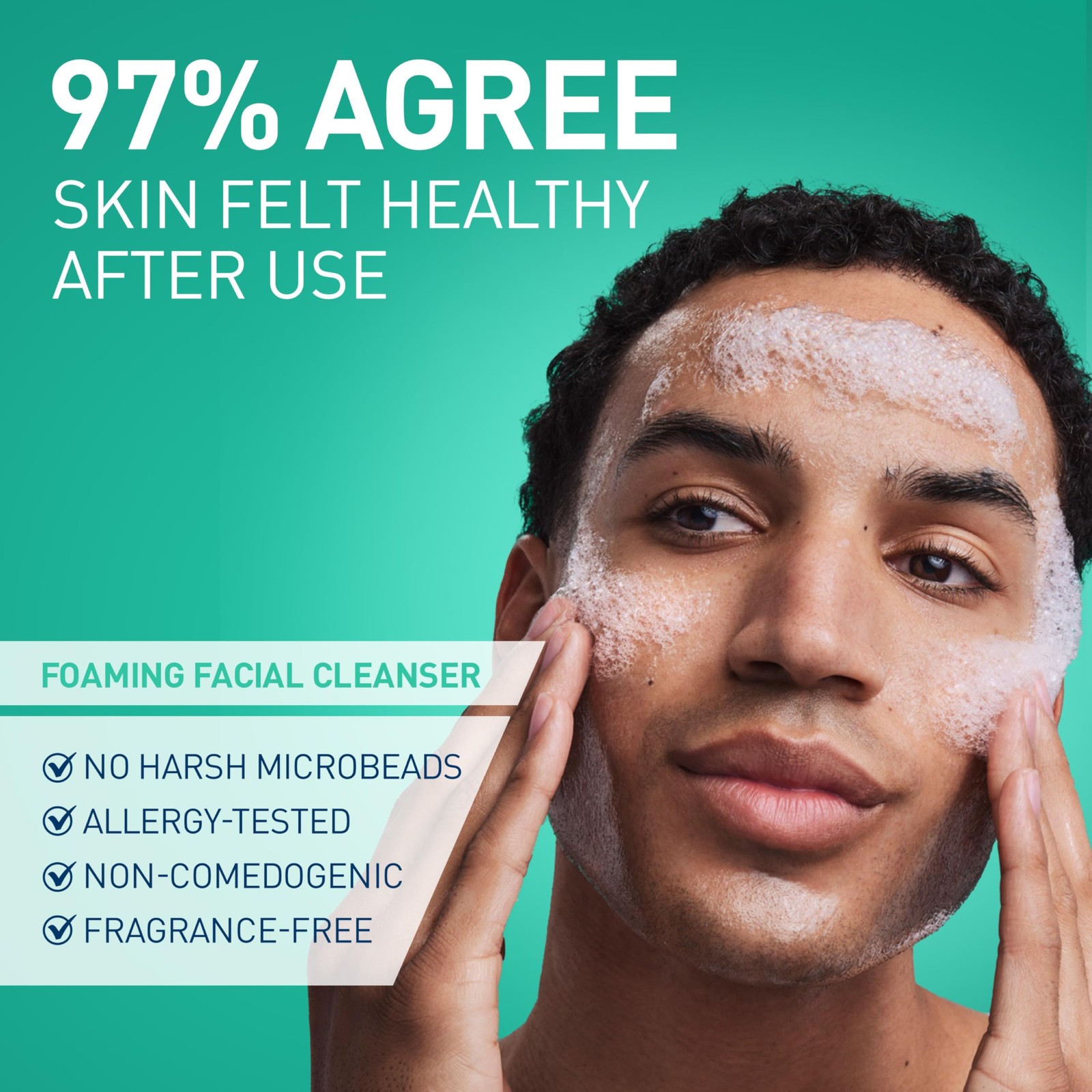 CeraVe Foaming Facial Cleanser, Daily Face Wash 19 Fl Oz (Pack of 1), Clear