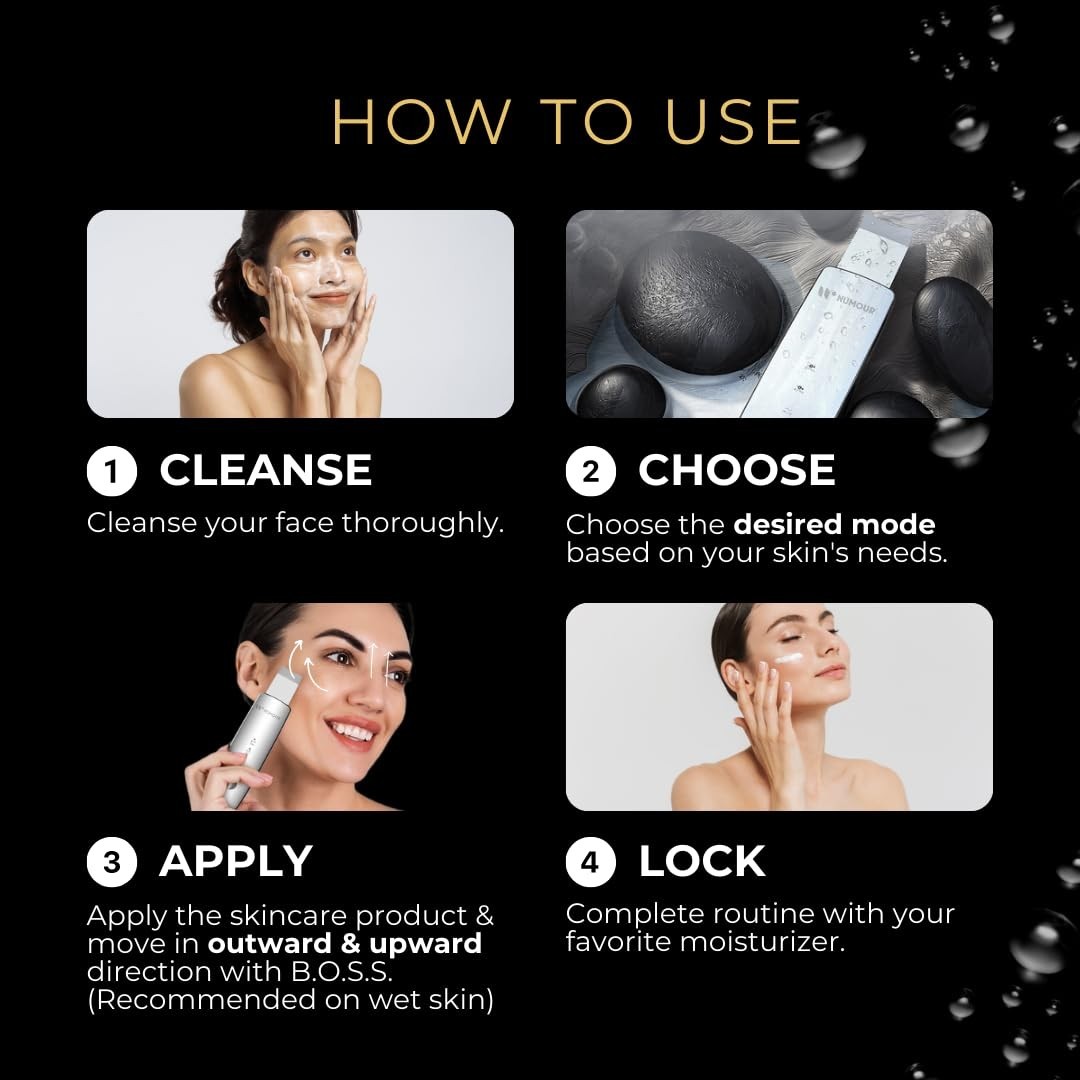 Numour Sonic Face Scrubber | Deep Cleansing, Skin Lifting & Anti-Aging | FS USA