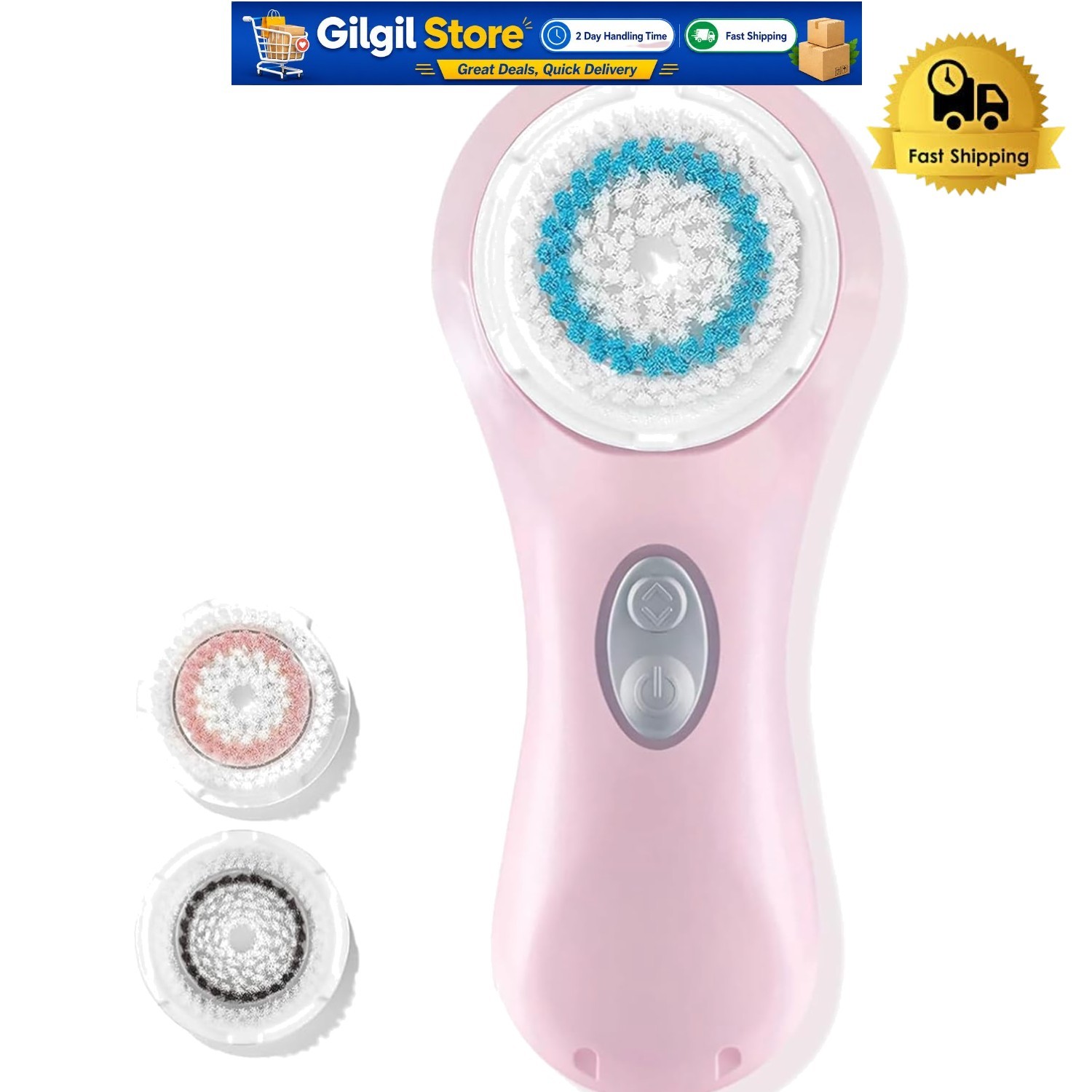 Rechargeable Sonic Facial Cleanser – Deep Cleanse in Just 1 Minute, Ideal Gift