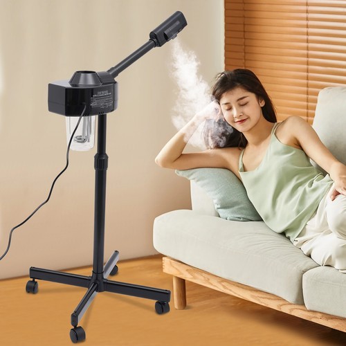 Facial Steamer Adjustable Professional Face Steamer Single Tube w/Wheels 110V