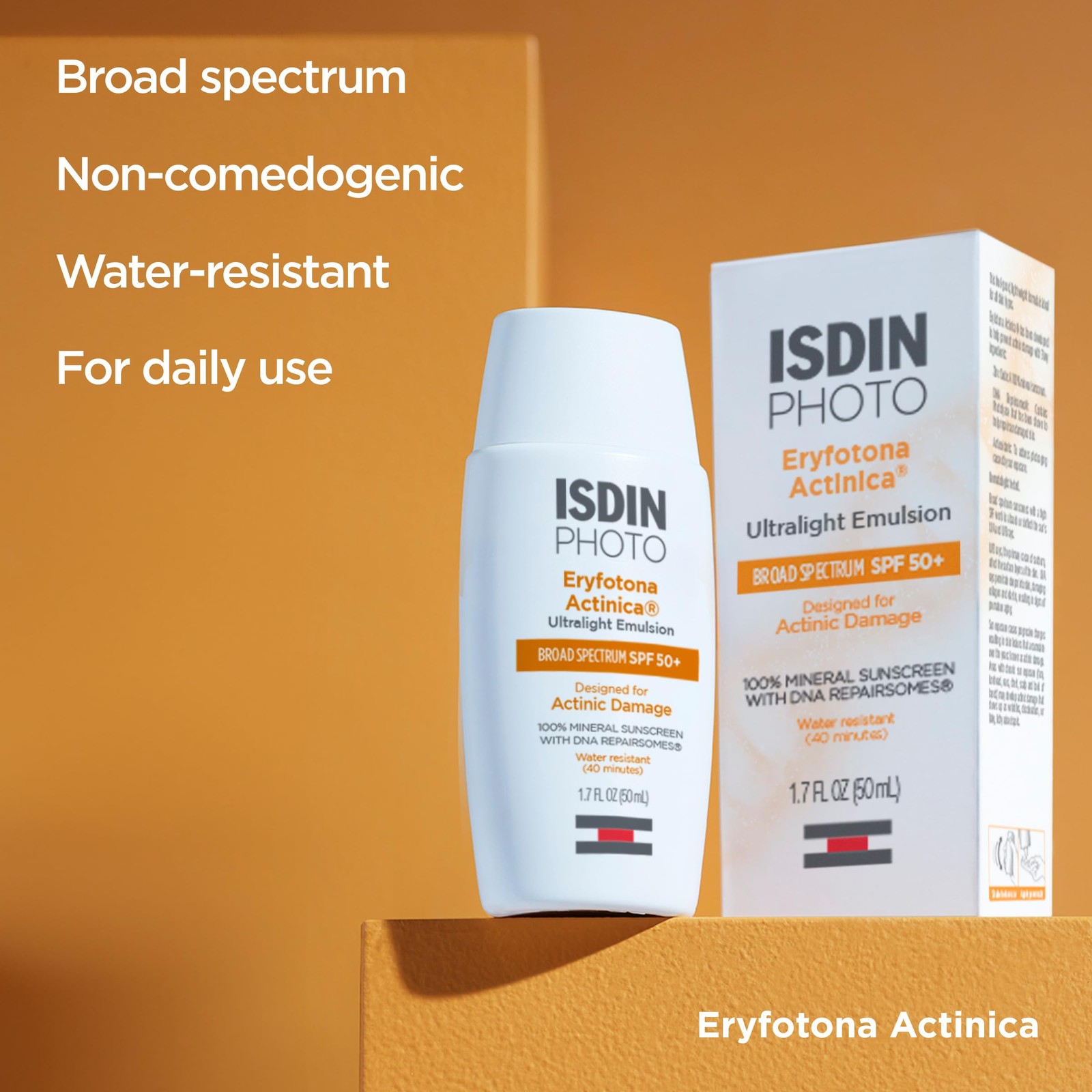 ISDIN Eryfotona Actinica SPF 50+ (1.7 Fl Oz) | Mineral 1.7 Oz (Pack of 1)