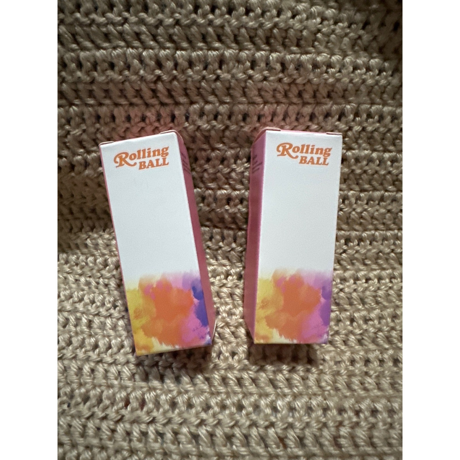 Rolling Ball Oil Absorbing Volcanic Face Roller Reusable Skincare Tool 2 Pack