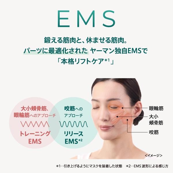 YA-MAN LED Blue Green Mask Lift YJMF4L Home Skin Care From Japan New
