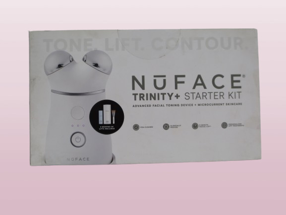 NUFACE TRINITY+ STARTER KIT ADVANCED FACIAL TONING DEVICE FOR 4 MONTHS NWB